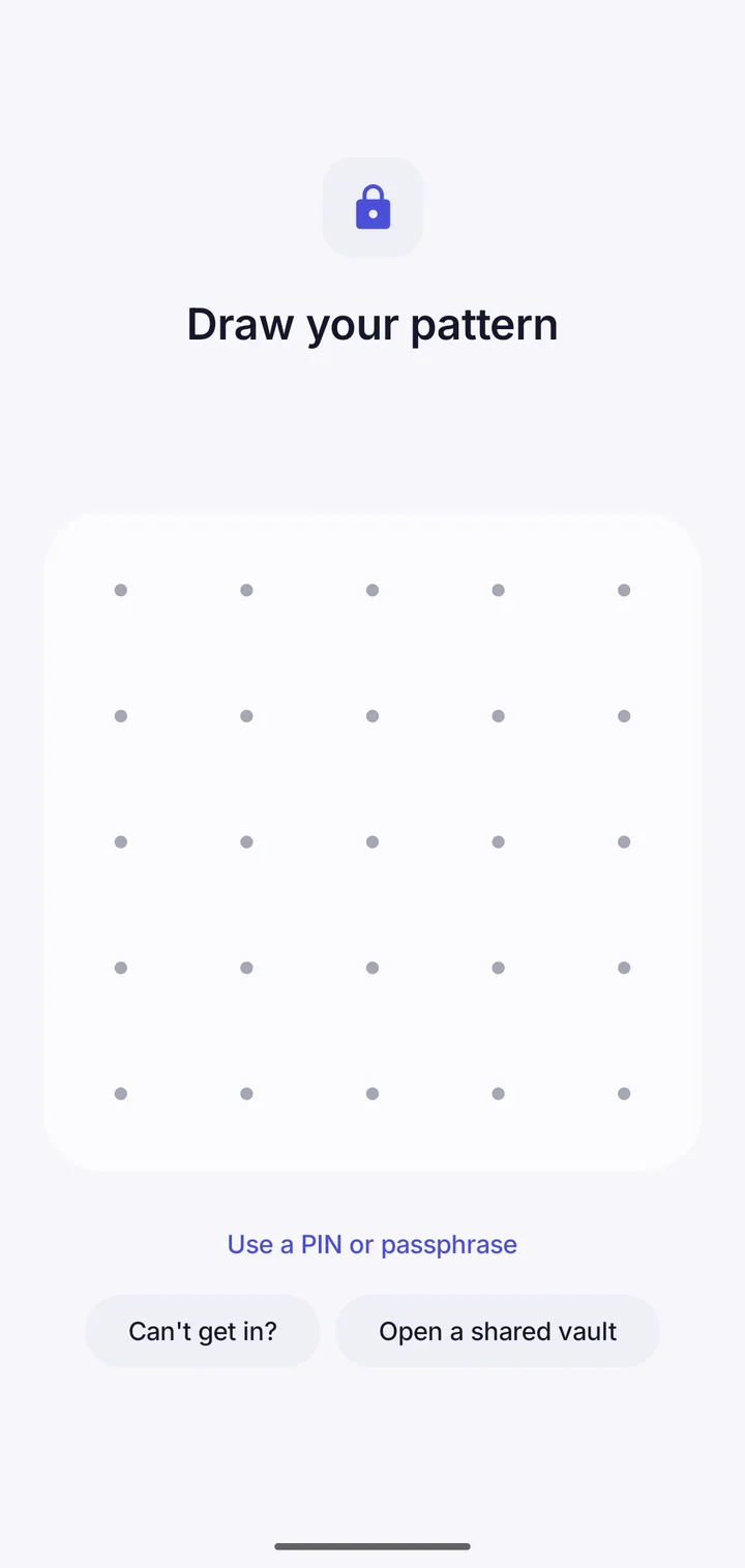 The Vault This pattern screen